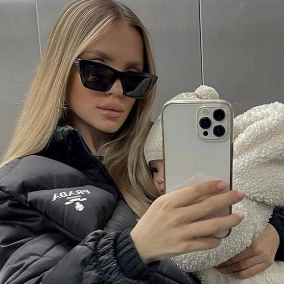 Final Price! Saint Laurent SL276 MICA 061 Cyclamen/Khaki Sunglasses - Picture 3 of 13